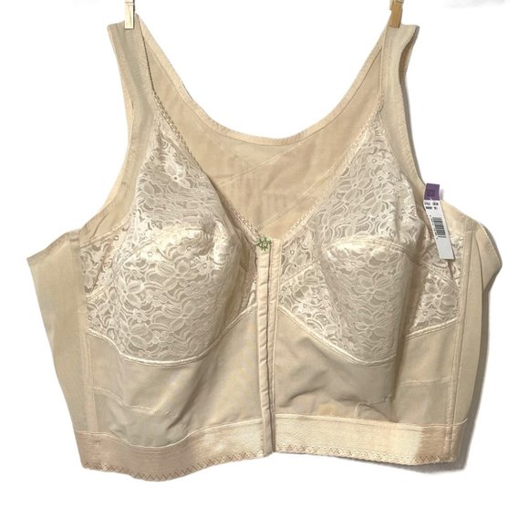 Lasting Comfort Front Close Wireless Longline Bra - Picture 5 of 10